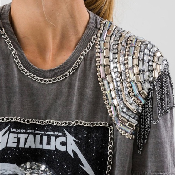 Handmade Metallica T-shirt - Picture 2 of 9